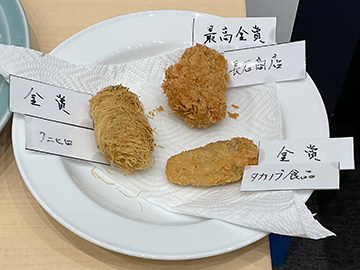 加熱部門カキフライの受賞したカキ