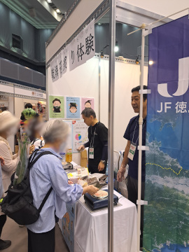 JF徳島＆のり推進協ブース