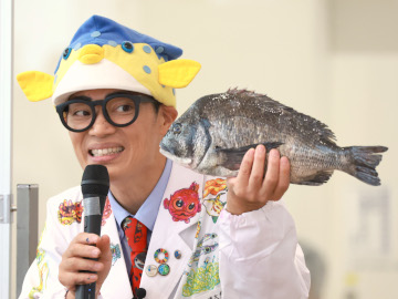 実物の魚（岡山のチヌ）を使っての授業