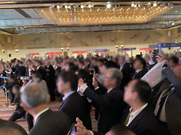 レセプションに集まった方々