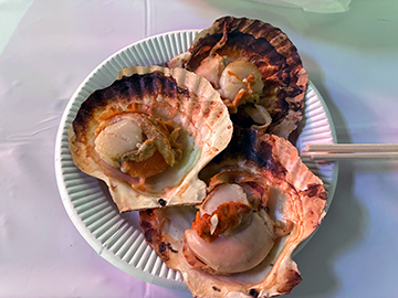 陸奥湾ほたての貝焼き