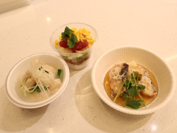 出来上がった料理